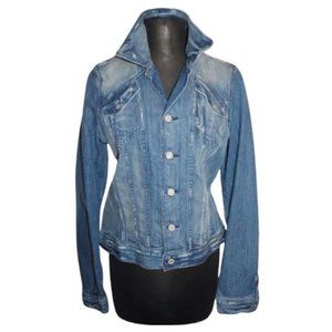 Luxe Vintage Classic Trucker Style Jacket, 7 for All Mankind